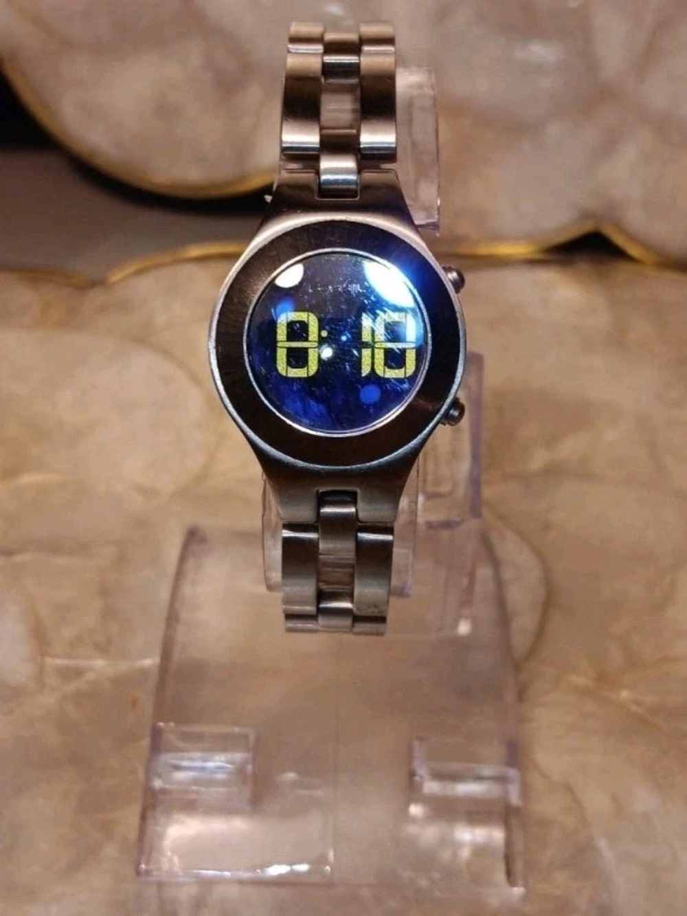 Vintage FMD Digital Women’s Silver-Tone Watch